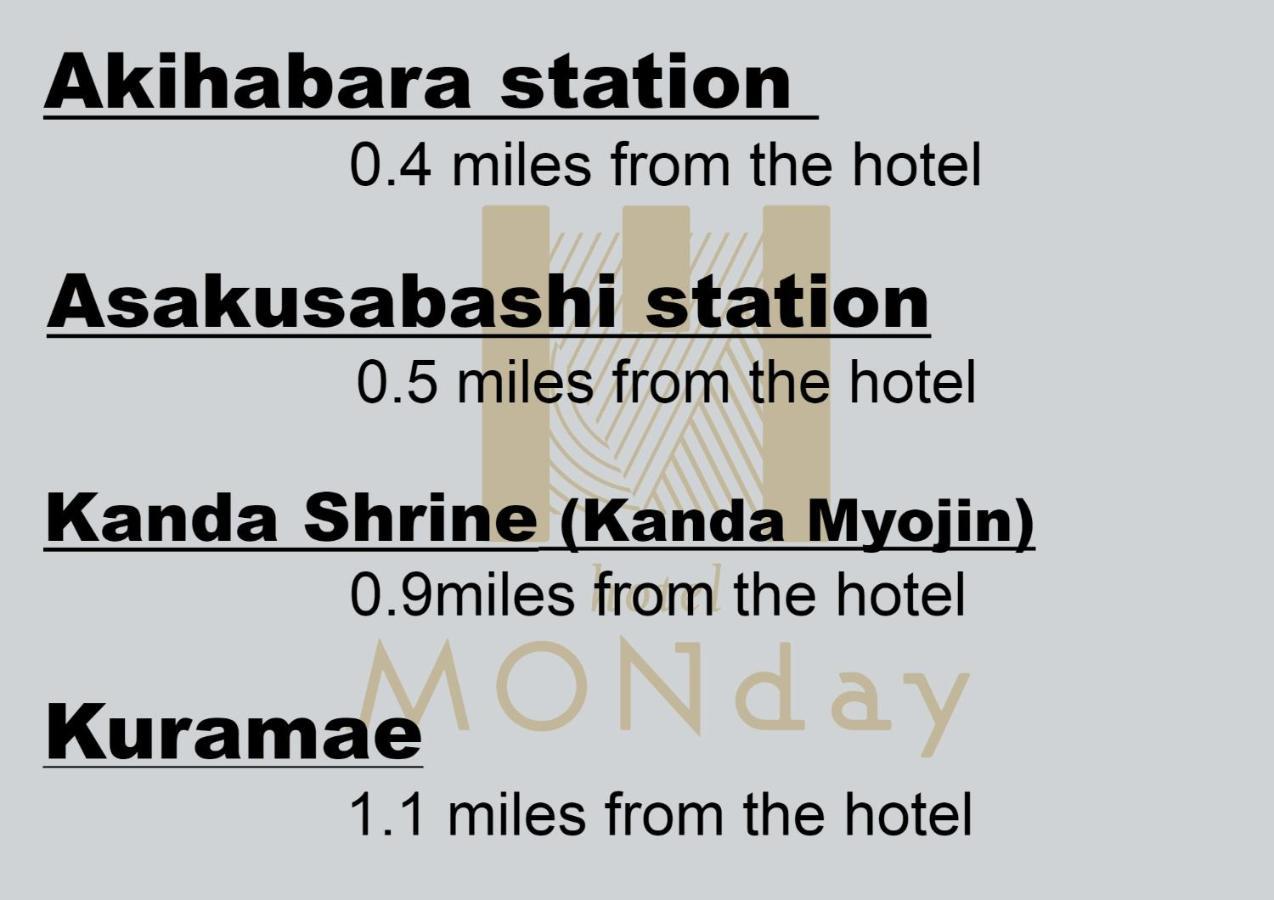 Monday Apart Premium Akihabara Tokyo Exterior photo
